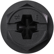 Simpson Strong-Tie TNTBL25334H Titen Turbo,  1/4-in. x 3-3/4-in. Hex-Head Concrete and Masonry Screw, Black, 100-Pack