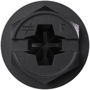 Simpson Strong-Tie TNTBL25400H Titen Turbo,  1/4-in. x 4-in. Hex-Head Concrete and Masonry Screw, Black, 100-Pack