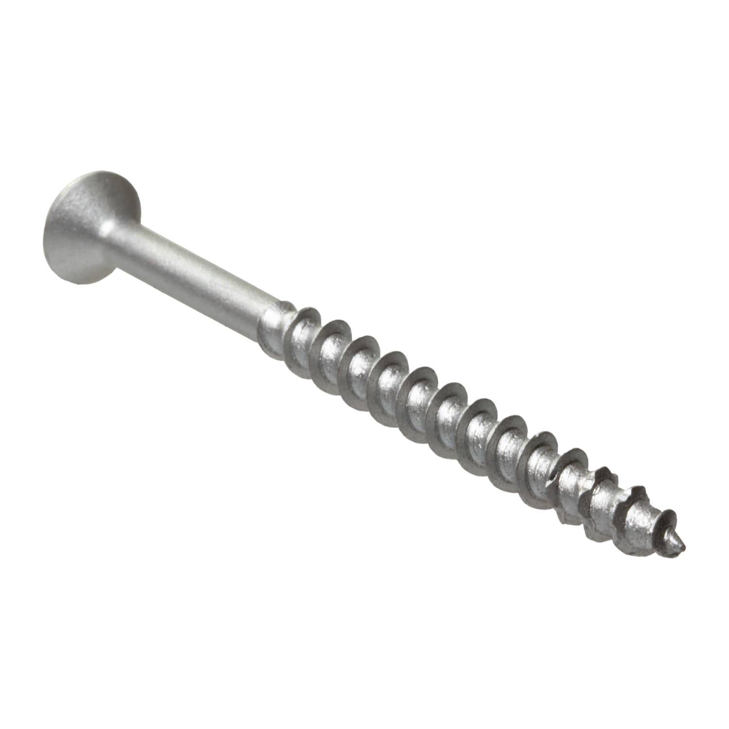 Simpson Strong-Tie TNTS18234TFB Titen Turbo,  3/16-in. x 2-3/4-in. 6-Lobe Flat-Head Concrete and Masonry Screw, Silver, 1000-Pack