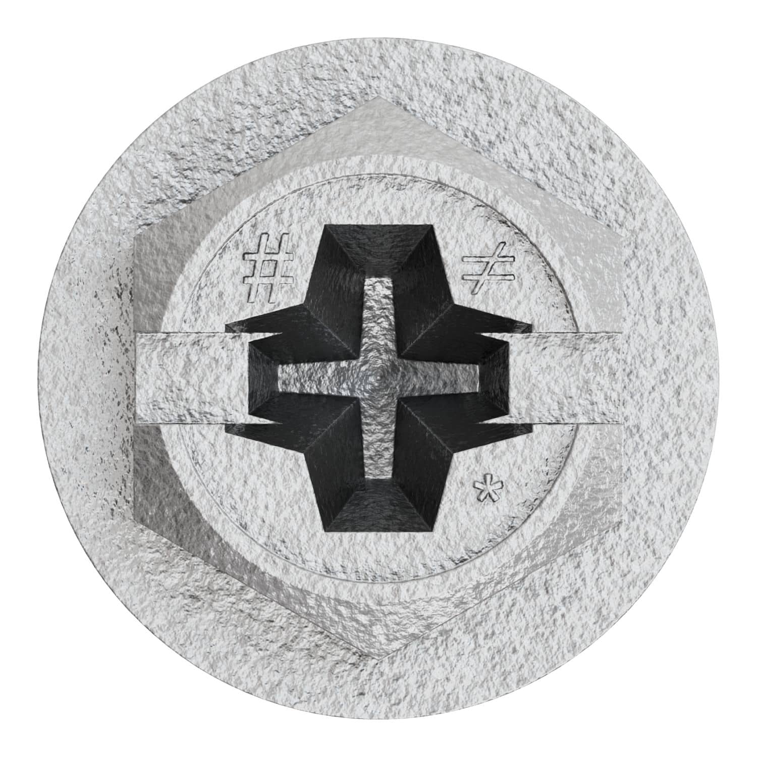 Simpson Strong-Tie TNTSS625114H Titen Turbo,  1/4-in. x 1-1/4-in. Type 316 Stainless-Steel Hex-Head Concrete and Masonry Screw, 50-Pack