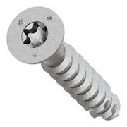 Simpson Strong-Tie TNTSS625134TTR Titen Turbo,  1/4-in. x 1-3/4-in. Type 316 Stainless-Steel Trim-Head Concrete and Masonry Screw, 50-Pack