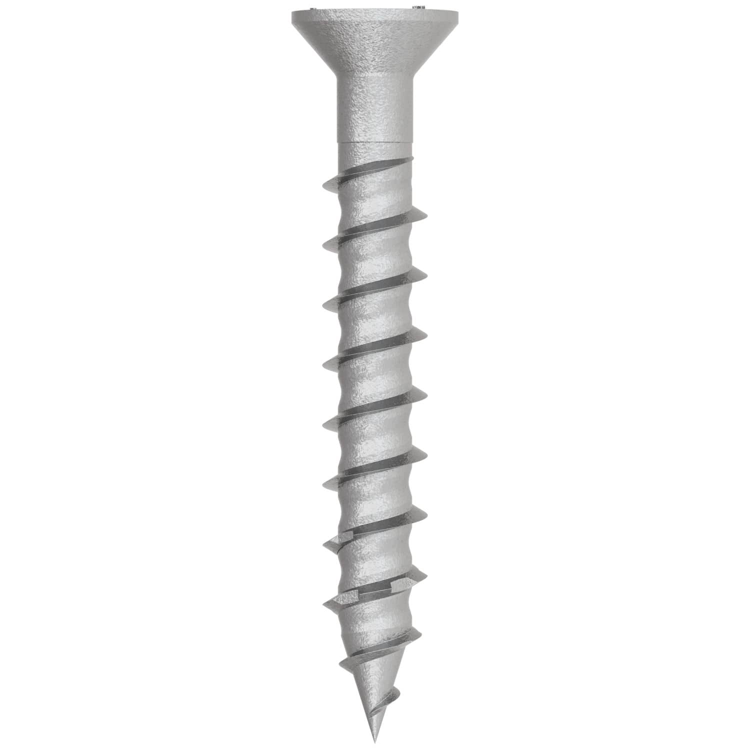 Simpson Strong-Tie TNTSS625134TTR Titen Turbo,  1/4-in. x 1-3/4-in. Type 316 Stainless-Steel Trim-Head Concrete and Masonry Screw, 50-Pack