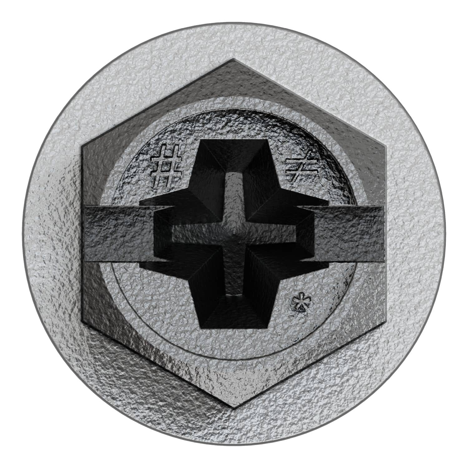 Simpson Strong-Tie TNTSS625234H Titen Turbo,  1/4-in. x 2-3/4-in. Type 316 Stainless-Steel Hex-Head Concrete and Masonry Screw, 50-Pack