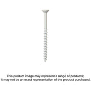 Simpson Strong-Tie TNTW18214TFC75 Titen Turbo,  3/16-in. x 2-1/4-in. 6-Lobe Flat-Head Concrete and Masonry Screw, White, 75-Pack
