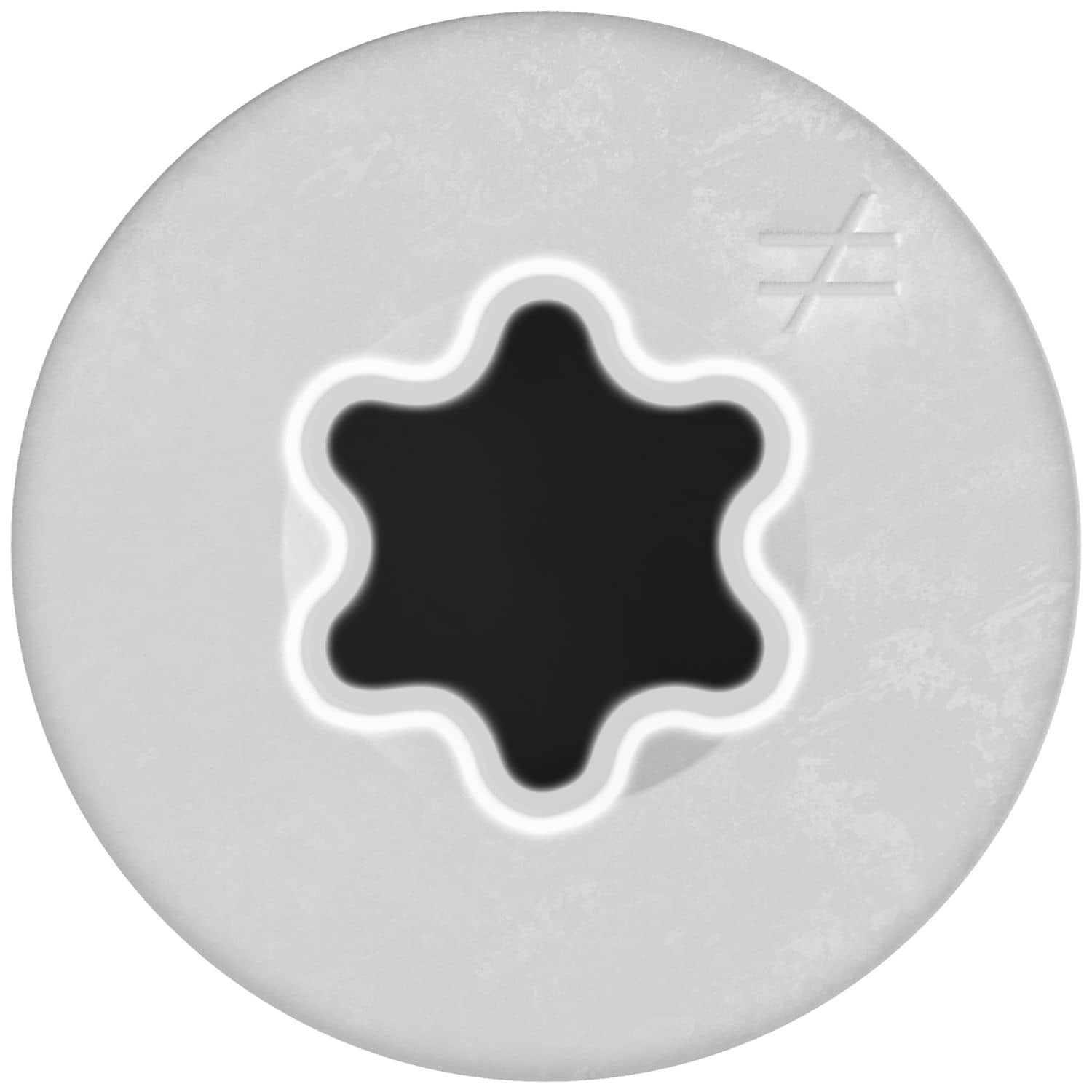 Simpson Strong-Tie TNTW18214TF Titen Turbo,  3/16-in. x 2-1/4-in. 6-Lobe Flat-Head Concrete and Masonry Screw, White, 100-Pack