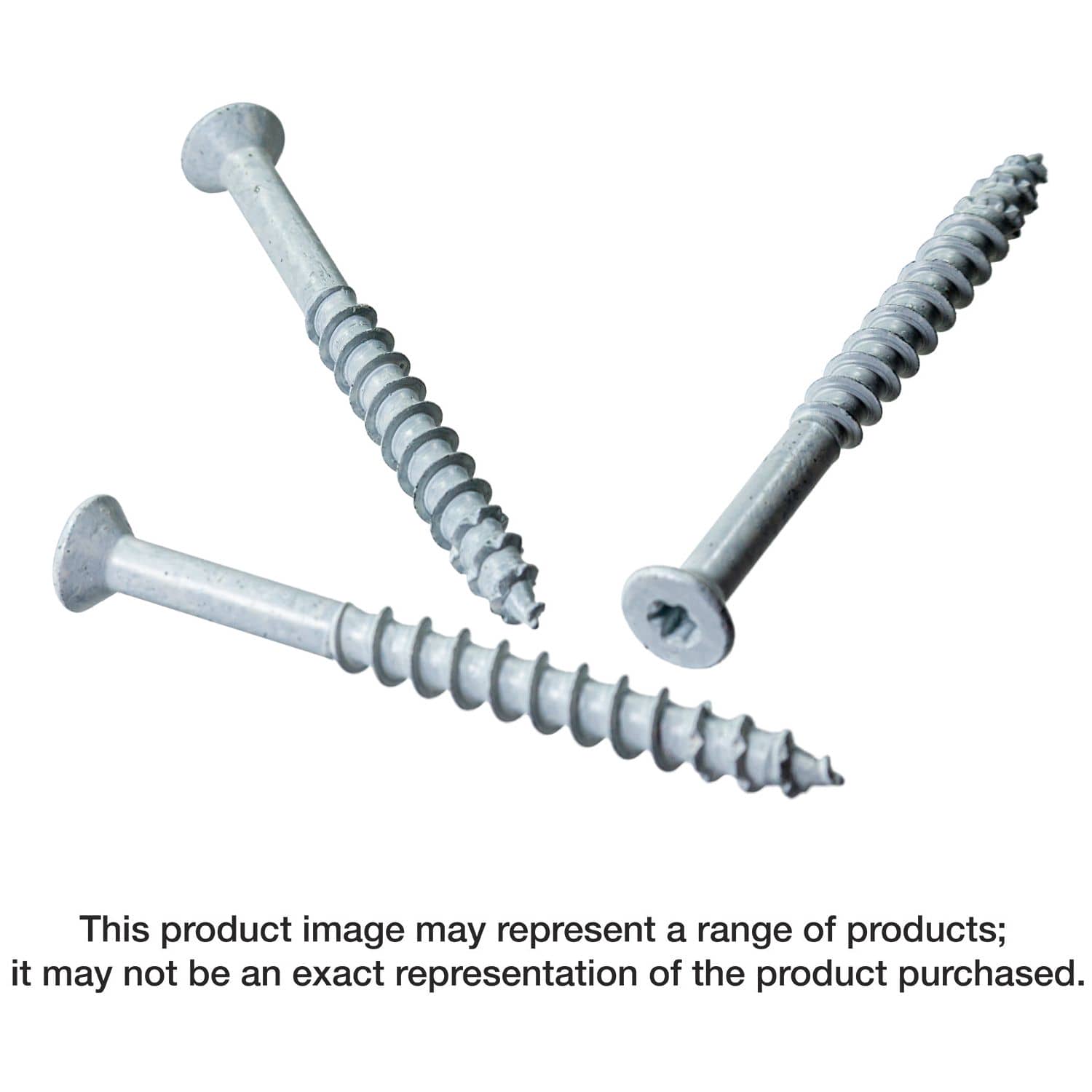 Simpson Strong-Tie TNTW25234TTR Titen Turbo,  1/4-in. x 2-3/4-in. 6-Lobe Trim-Head Concrete and Masonry Screw, White, 100-Pack