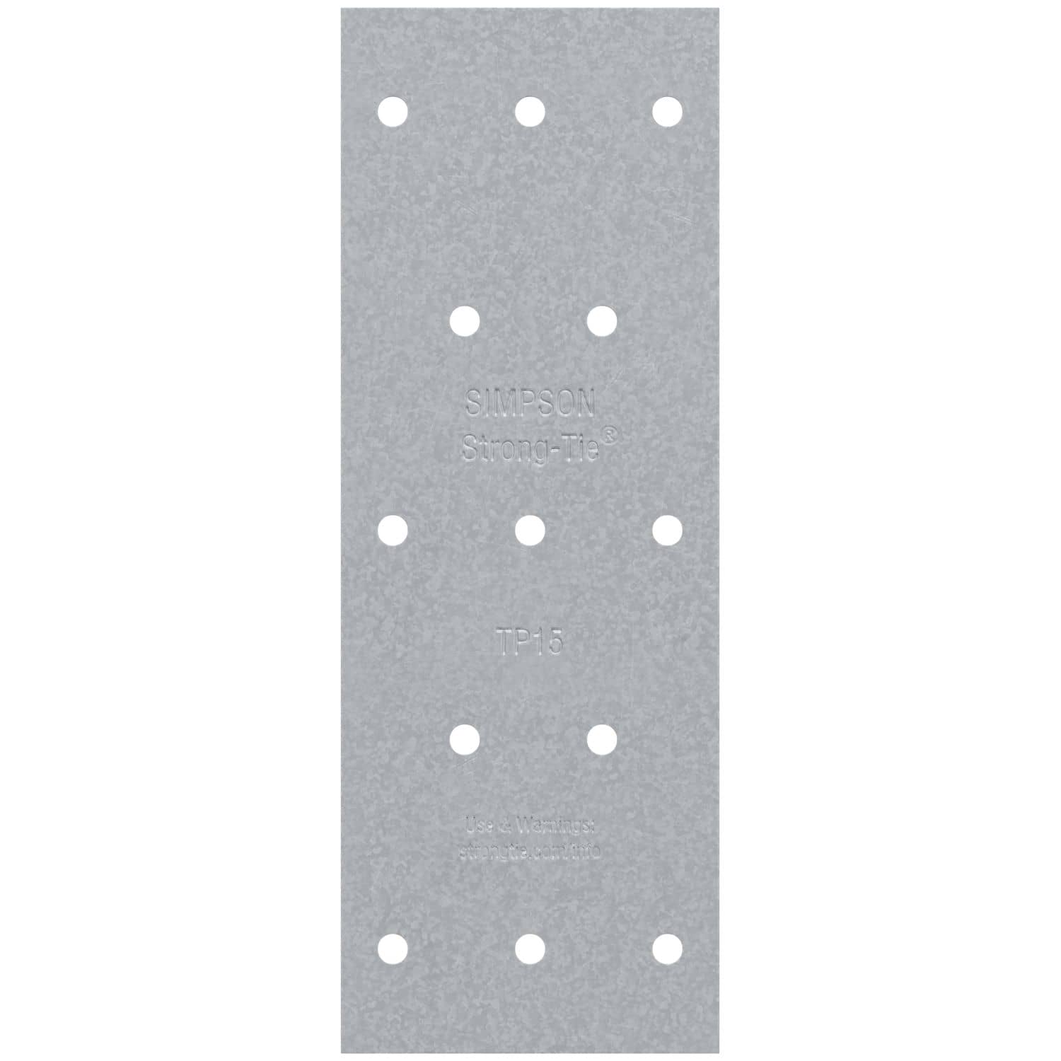 Simpson Strong-Tie TP15 TP 1-13/16-in. x 5-in. 20-Gauge Galvanized Tie Plate