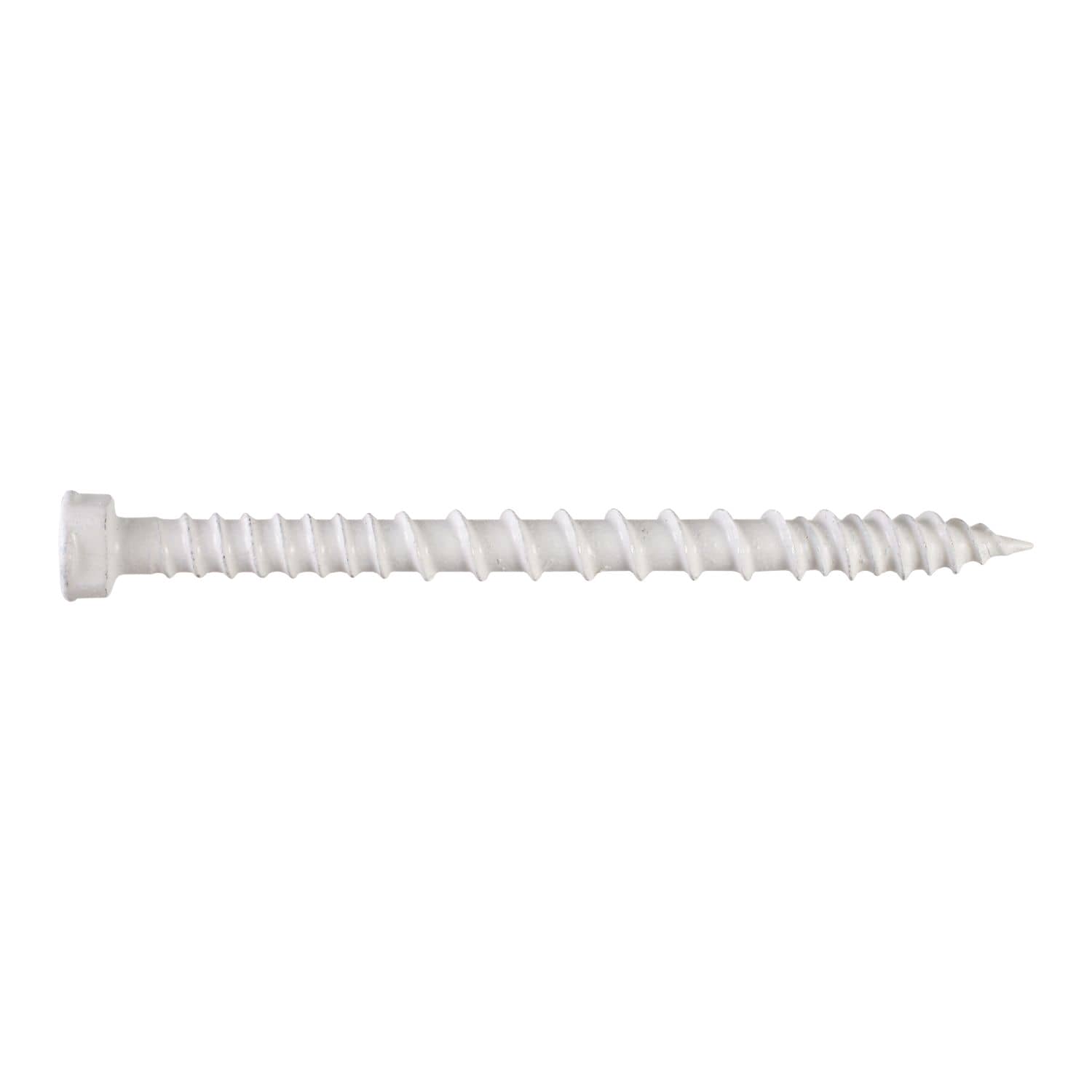 Simpson Strong-Tie TSV214R70WH01 PVC Trim-Board Screw,  #8 x 2-1/4-in. T-20 6-Lobe, Exterior-Grade Coating, White, 70-Pack