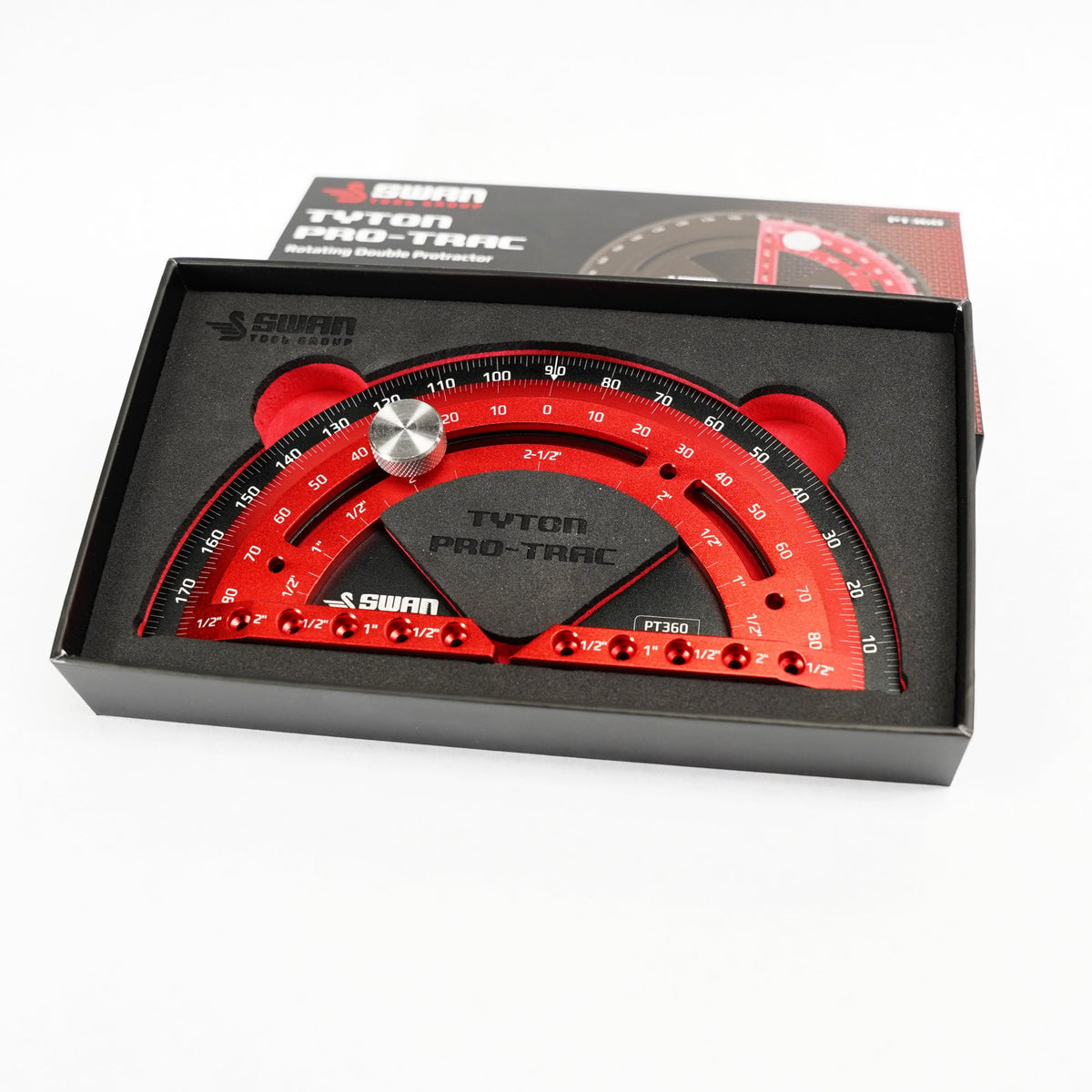 Swan Tyton Pro-Trac Protractor — product in retail box