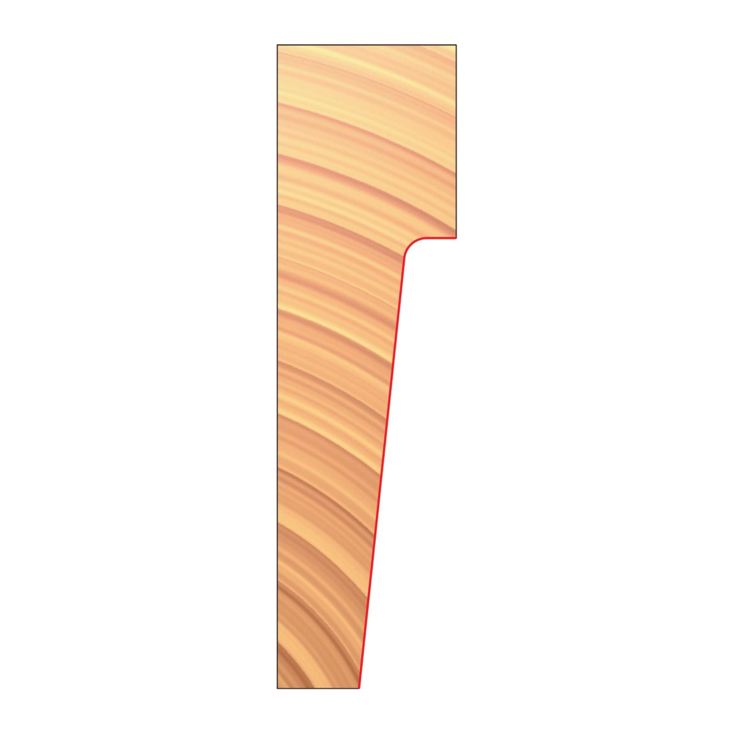 Freud UP003-IC 3-9/16 in. x 1-57/64 in. x 1-1/4 in. Vertical Insert Raised Panel Cutter