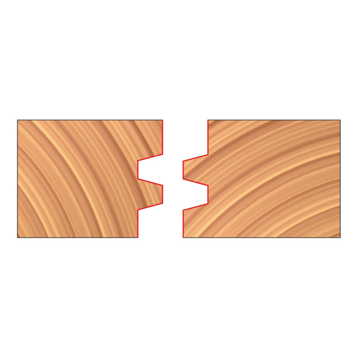 Freud UP031-IC 3-9/16" x 1-3/16" x 3/4" Reversible Glue Joint Cutters