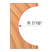 Freud UP106-IC 3-9/16 in. x 7/8 in. x 1-1/4 in. Convex Radius Cutters