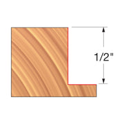 Freud UP142-IC 3-9/16" x 1/2" x 1-1/4" Straight Edge Cutter