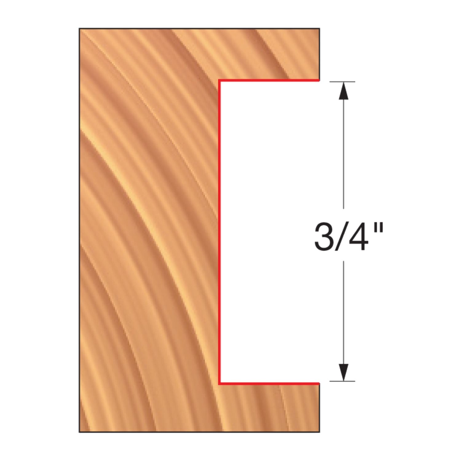 Freud UP174-IC 4" x v3/4" x 1-1/4" Groovers