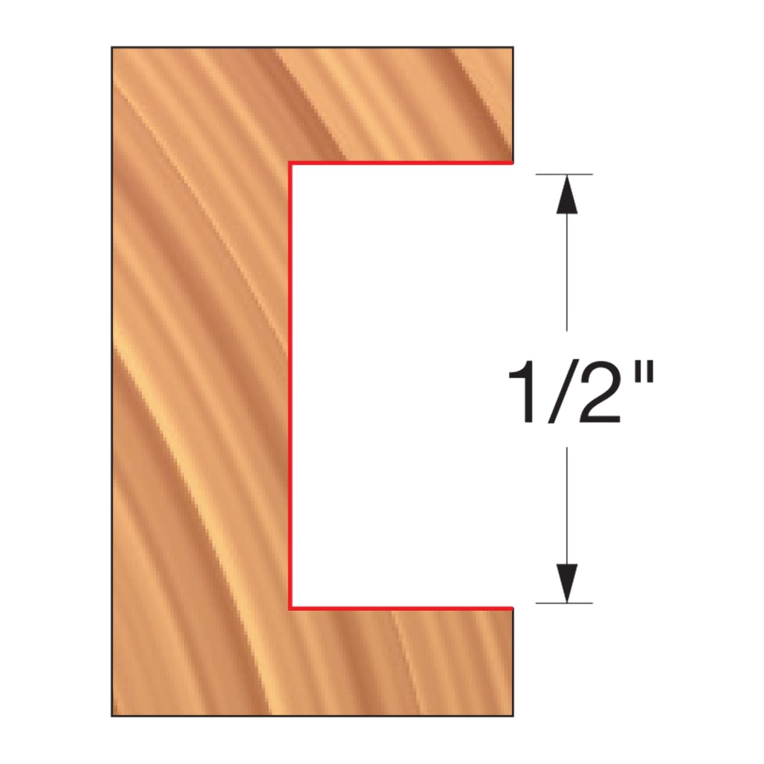 Freud UP178-IC 6" x 1/2" x 1-1/4" Groovers
