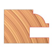 Freud UP263-IC 3-9/16" x 1" x 1-1/4" 3/4" Stock Male & Female Cabinet Door Cutter Sets