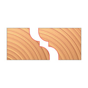 Freud UP285-IC 3-15/16" x 23/64" x 1-1/4" Matched Reverse Detail Cutters
