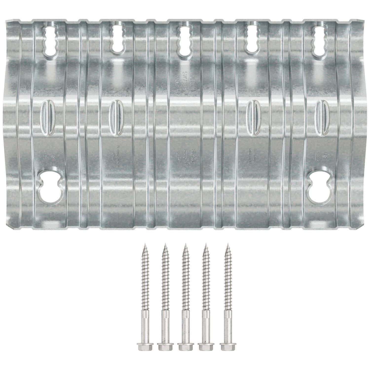 Simpson Strong-Tie URFP-SDS3HDG URFP 10-5/8-in. x 6-1/4-in. HDG Universal Retro Foundation Plate with Screws