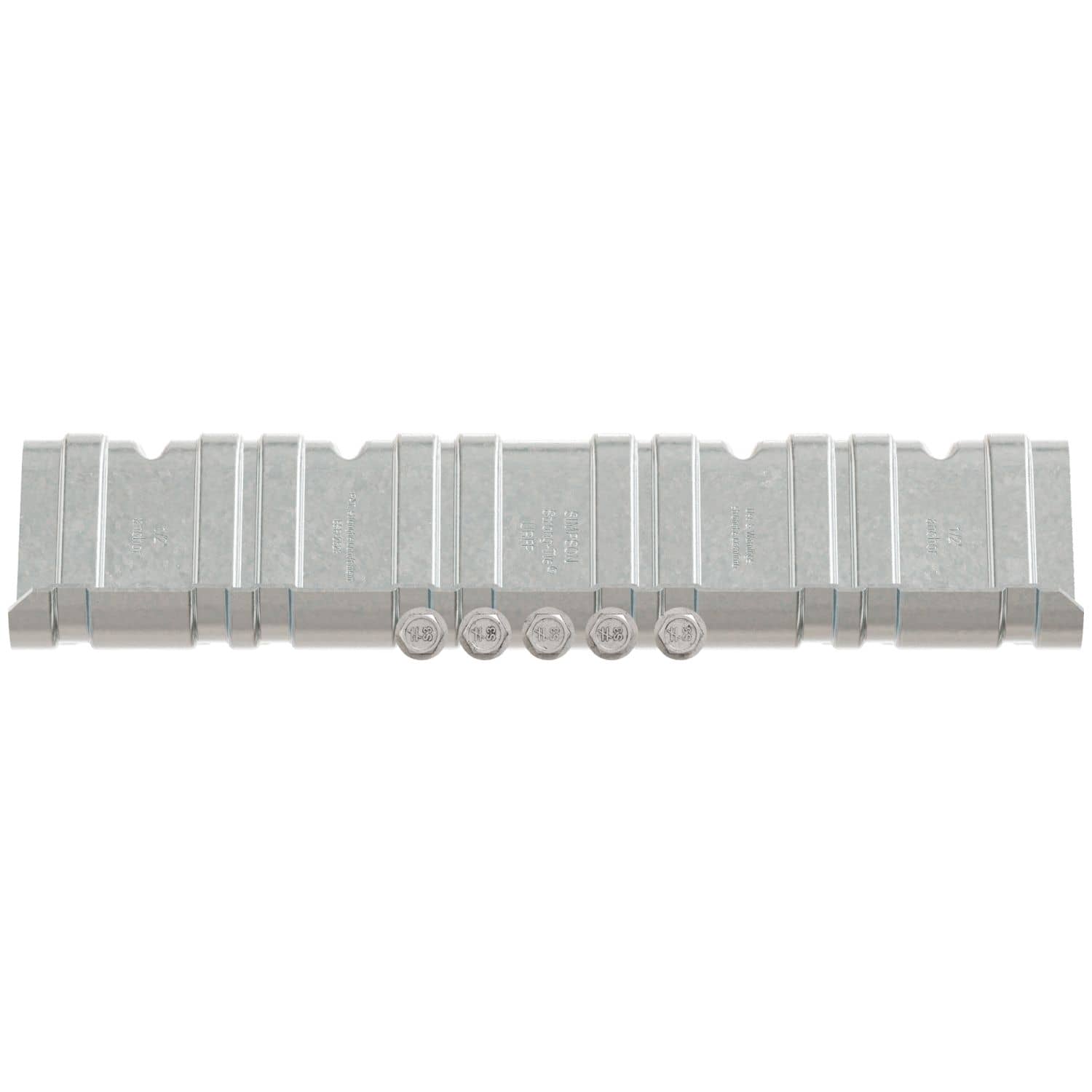 Simpson Strong-Tie URFP-SDS3HDG URFP 10-5/8-in. x 6-1/4-in. HDG Universal Retro Foundation Plate with Screws