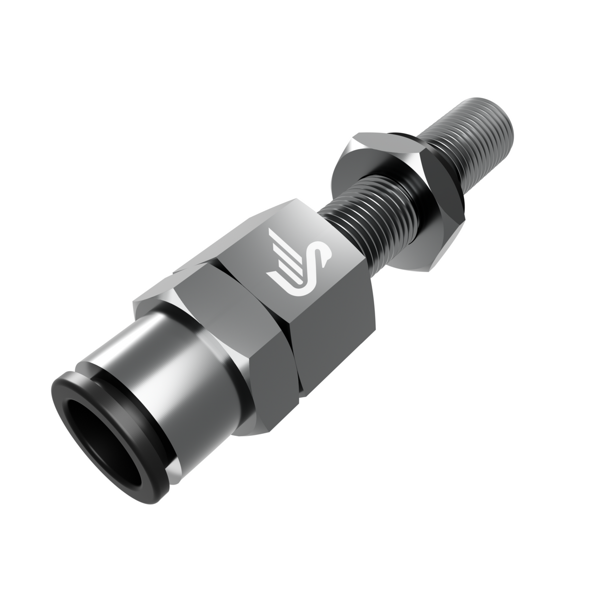Swan VacQport VQPT01 vacuum workholding bench port with push-connect fitting