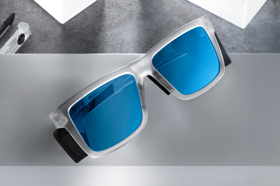Heat Wave Performance Vise Vapor Frost Frame Coastal Lens Z87+ Sunglasses