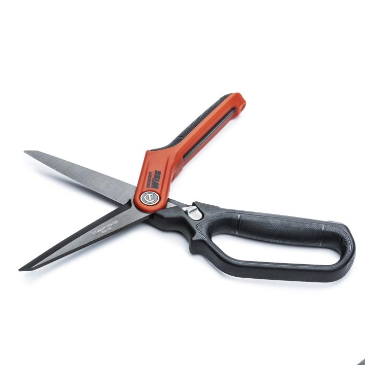 Crescent 11-in. Heavy-Duty Titanium Coated Single Ring Tradesman Shears (CW11TM)