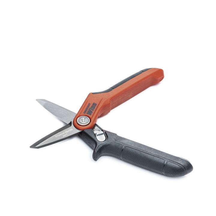 Crescent 7-1/2-in. Titanium Coated Tradesman Utility Shears (CW7T)