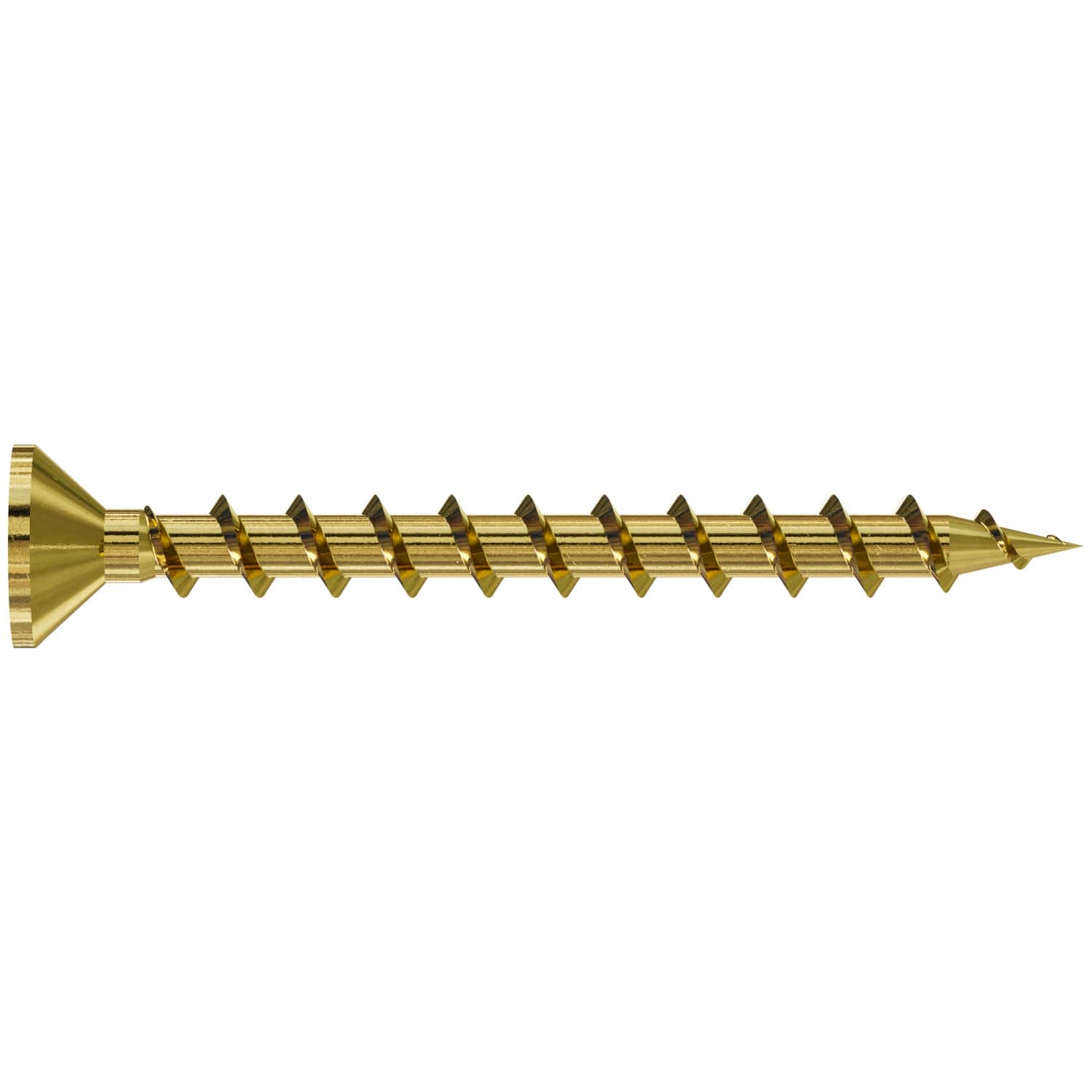 Simpson Strong-Tie WSCLT134S WSCLT Wood Screw (Collated),  #8 x 1-3/4-in. #2 Square, Flat Head, Yellow Zinc, 2000-Pack