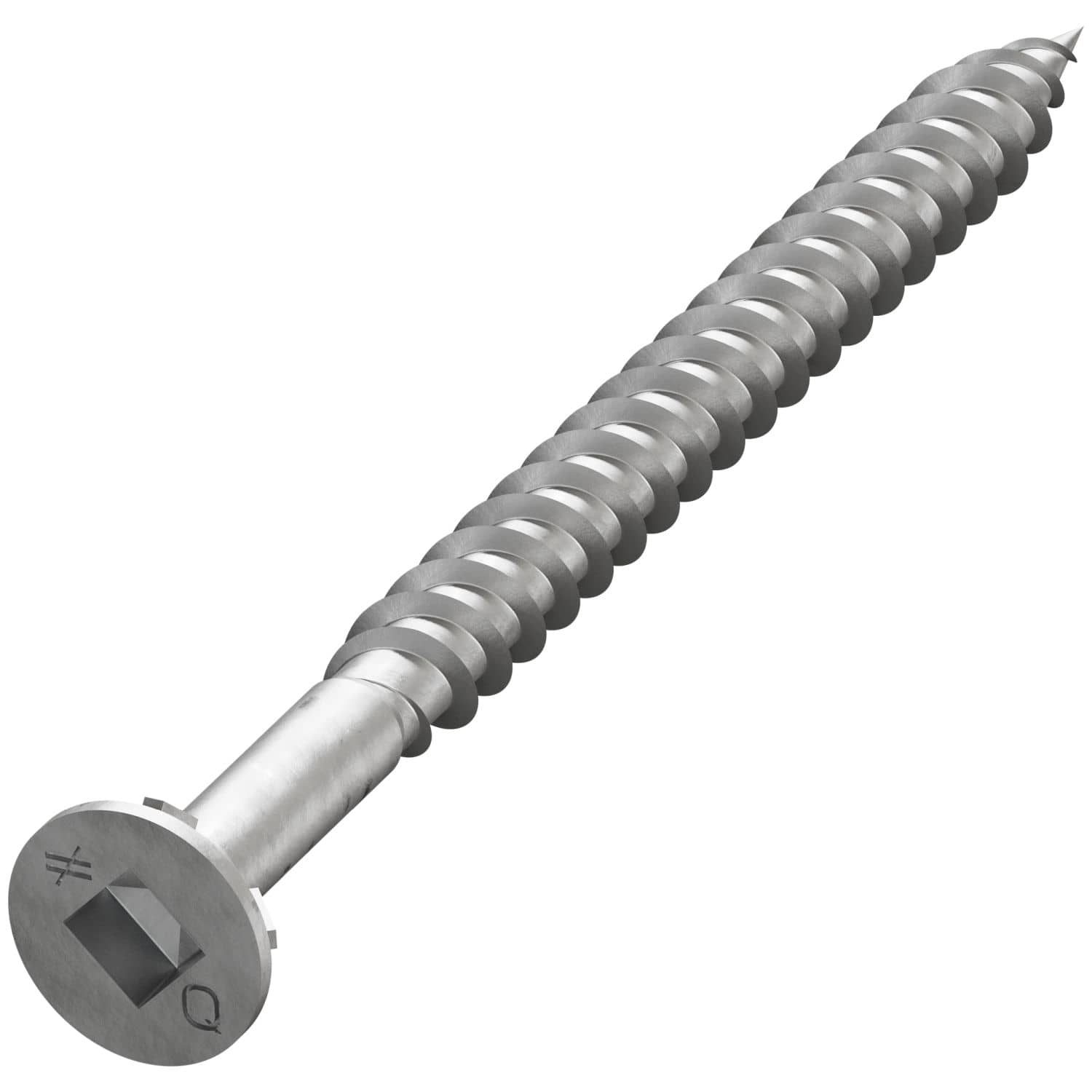 Simpson Strong-Tie WSTD212S WSTD Roofing Tile Screw (Collated),  #8 x 2-1/2-in. #3 Square, Flat Head, 1500-Pack