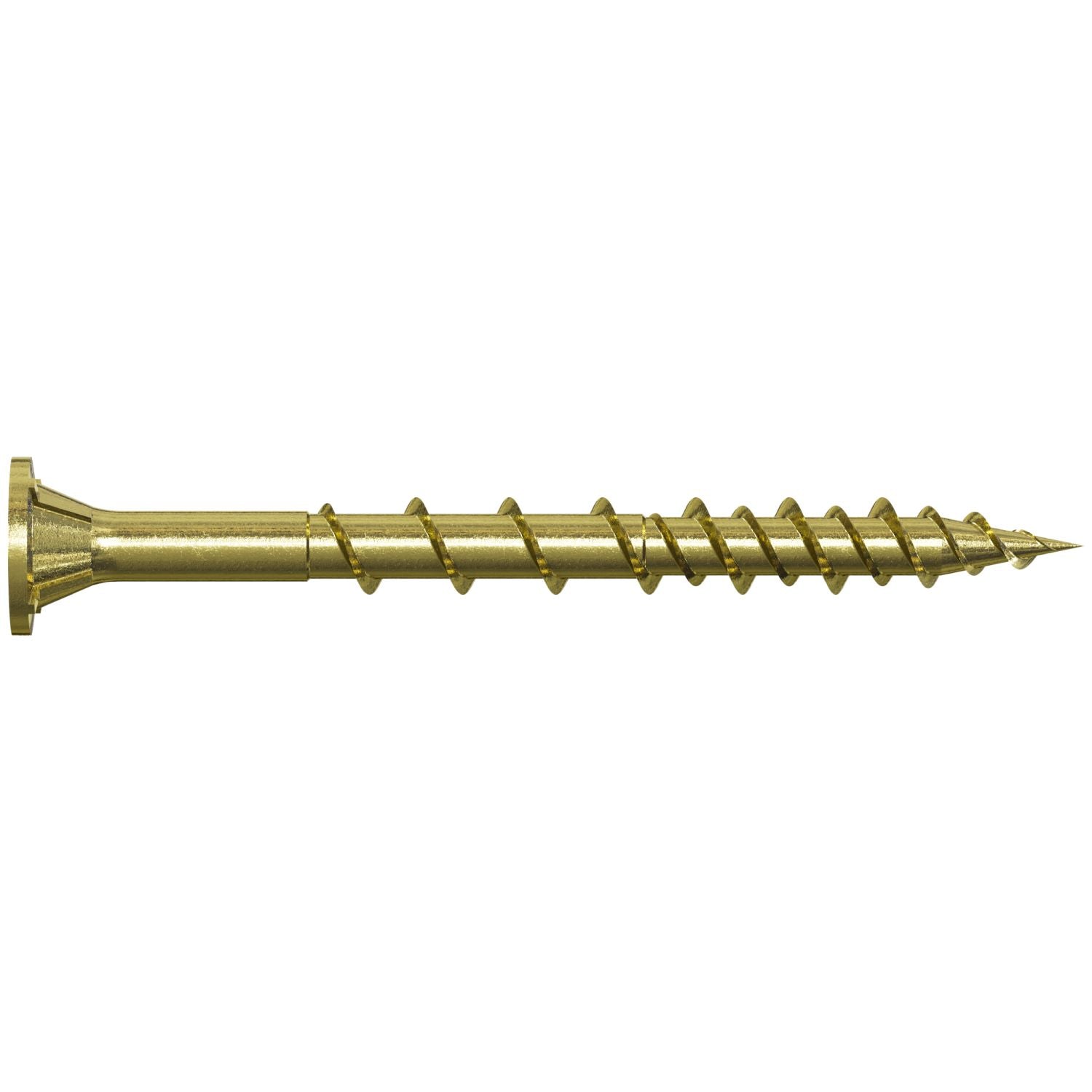 Simpson Strong-Tie Strong-Drive WSV SUBFLOOR Screw, Collated), #9 x 2-in. T25, Yellow Zinc, 2000-Pack (WSV2S)