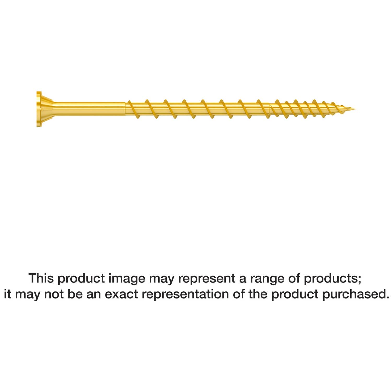 Simpson Strong-Tie WSV3S Strong-Drive WSV SUBFLOOR Screw (Collated),  #9 x 3-in. T25, Yellow Zinc, 1000-Pack