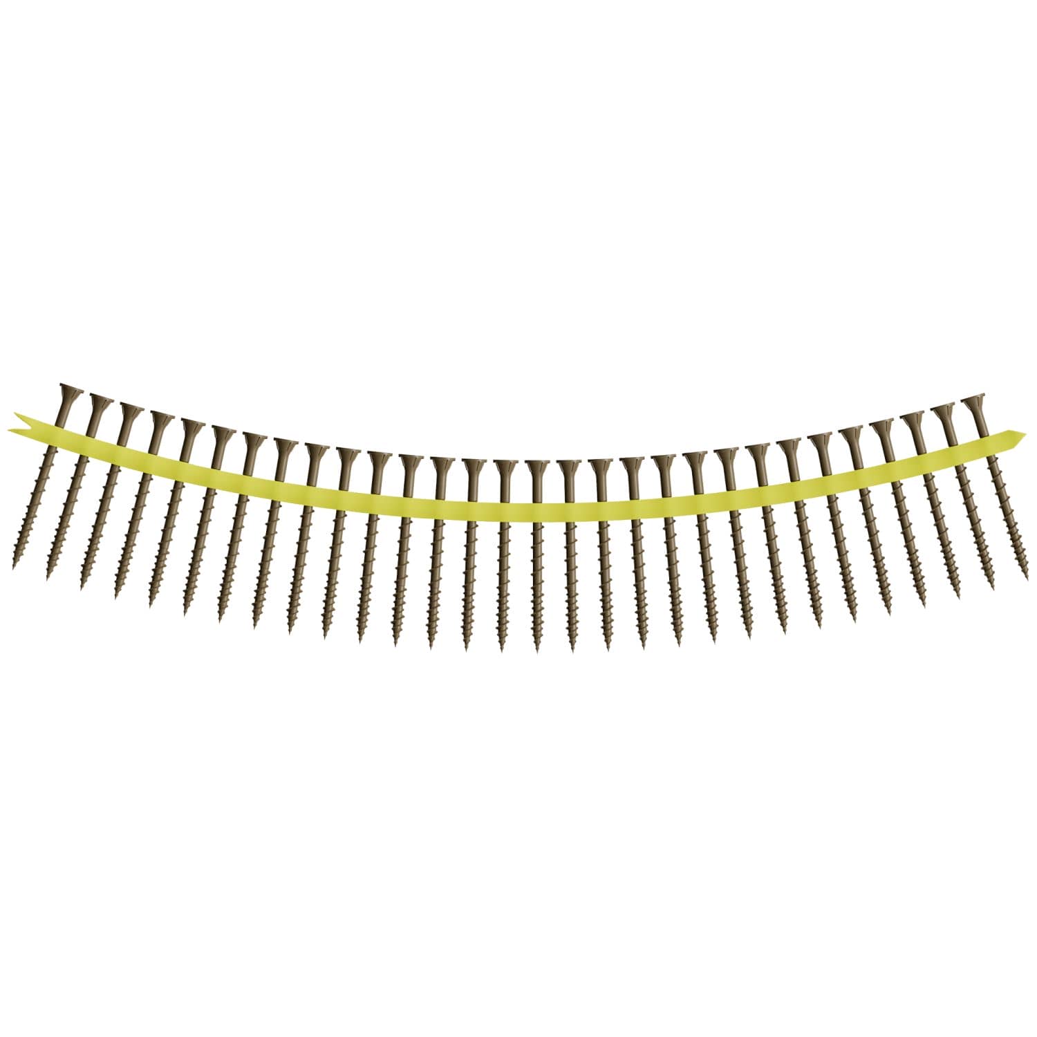 Simpson Strong-Tie WSVF212S Strong-Drive WSVF SUBFLOOR Screw (Collated),  #9 x 2-1/2-in. T25, Gray, 1500-Pack