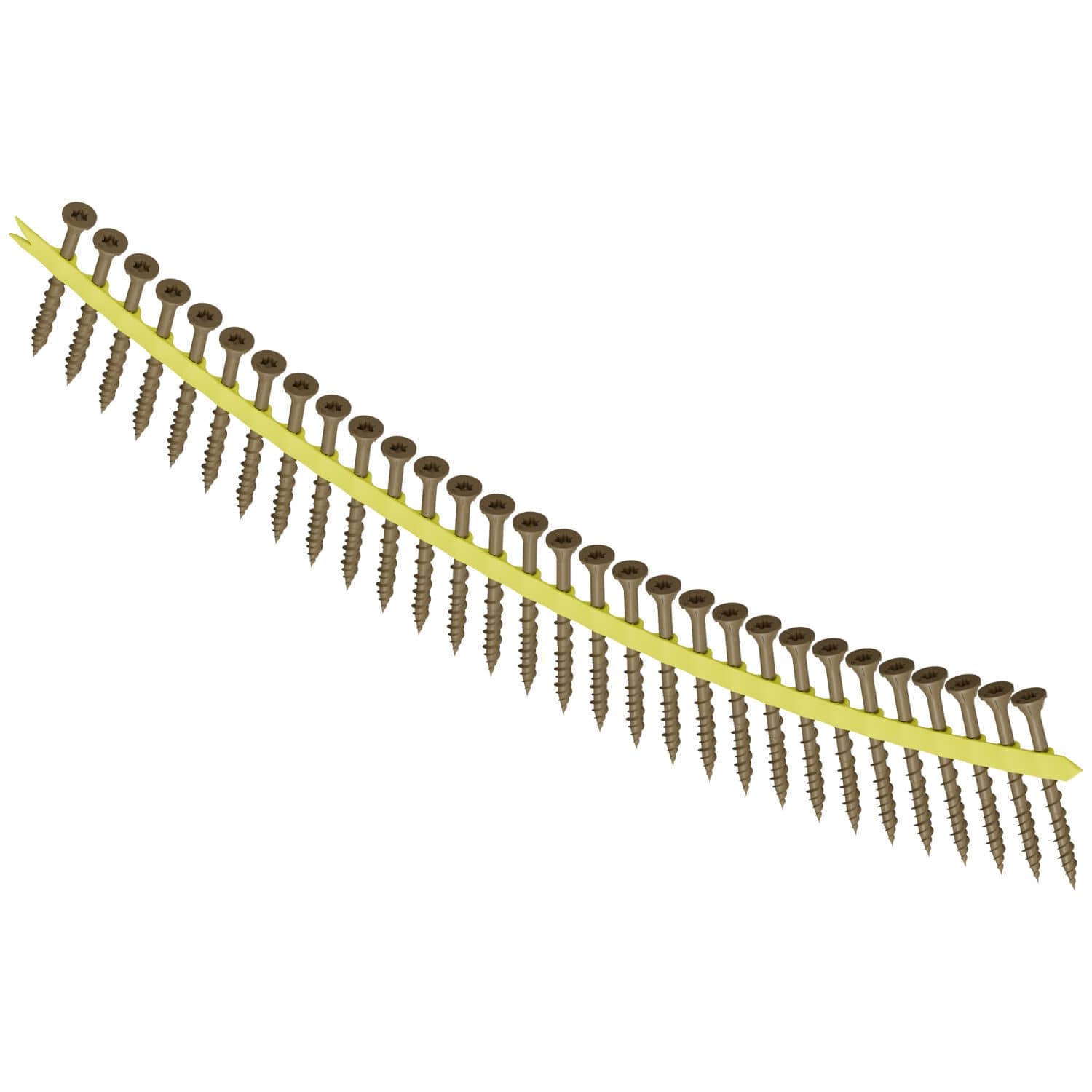 Simpson Strong-Tie WSVF2S Strong-Drive WSVF SUBFLOOR Screw (Collated),  #9 x 2-in. T25, Gray, 2000-Pack