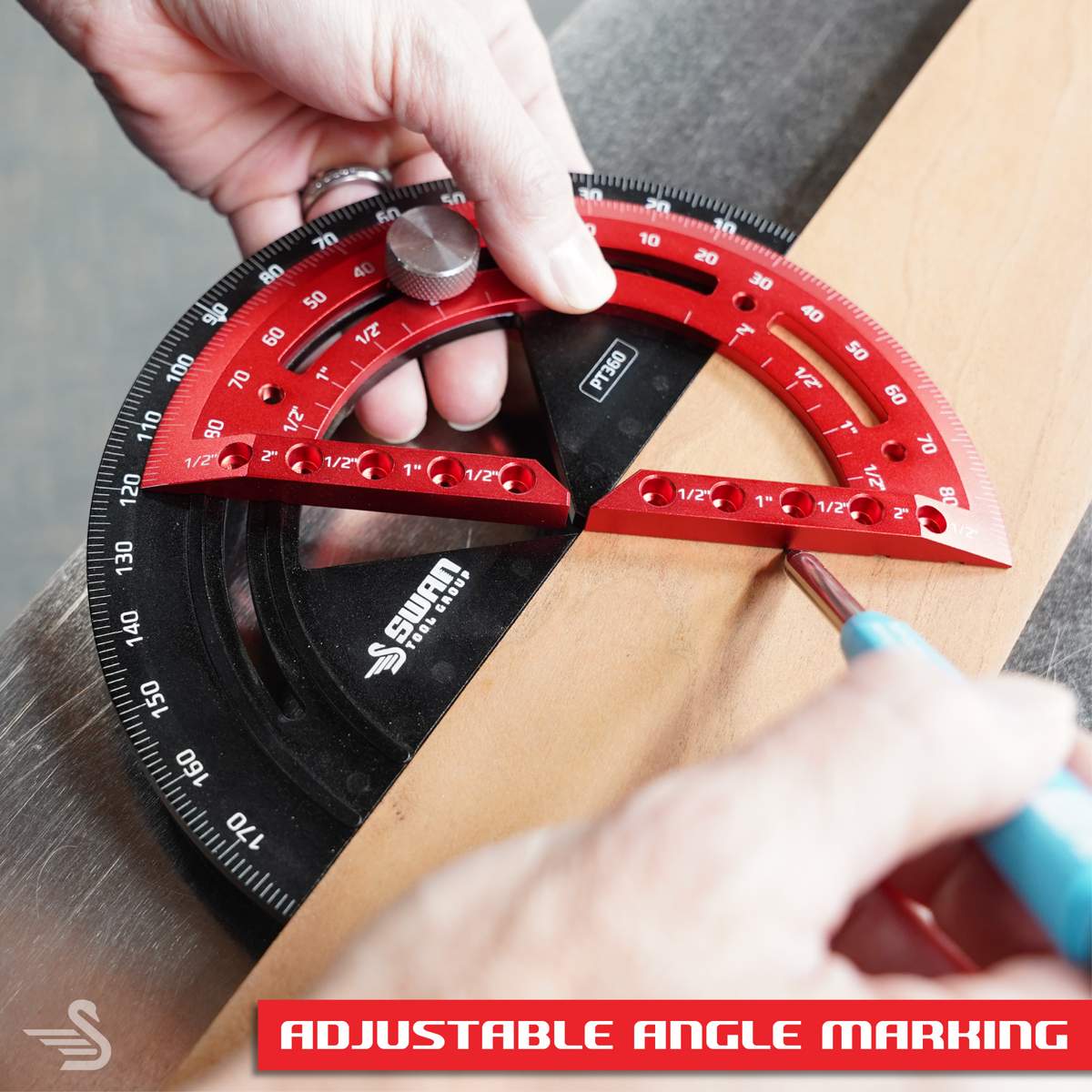 Swan Tyton Pro-Trac Protractor — lifestyle image 1