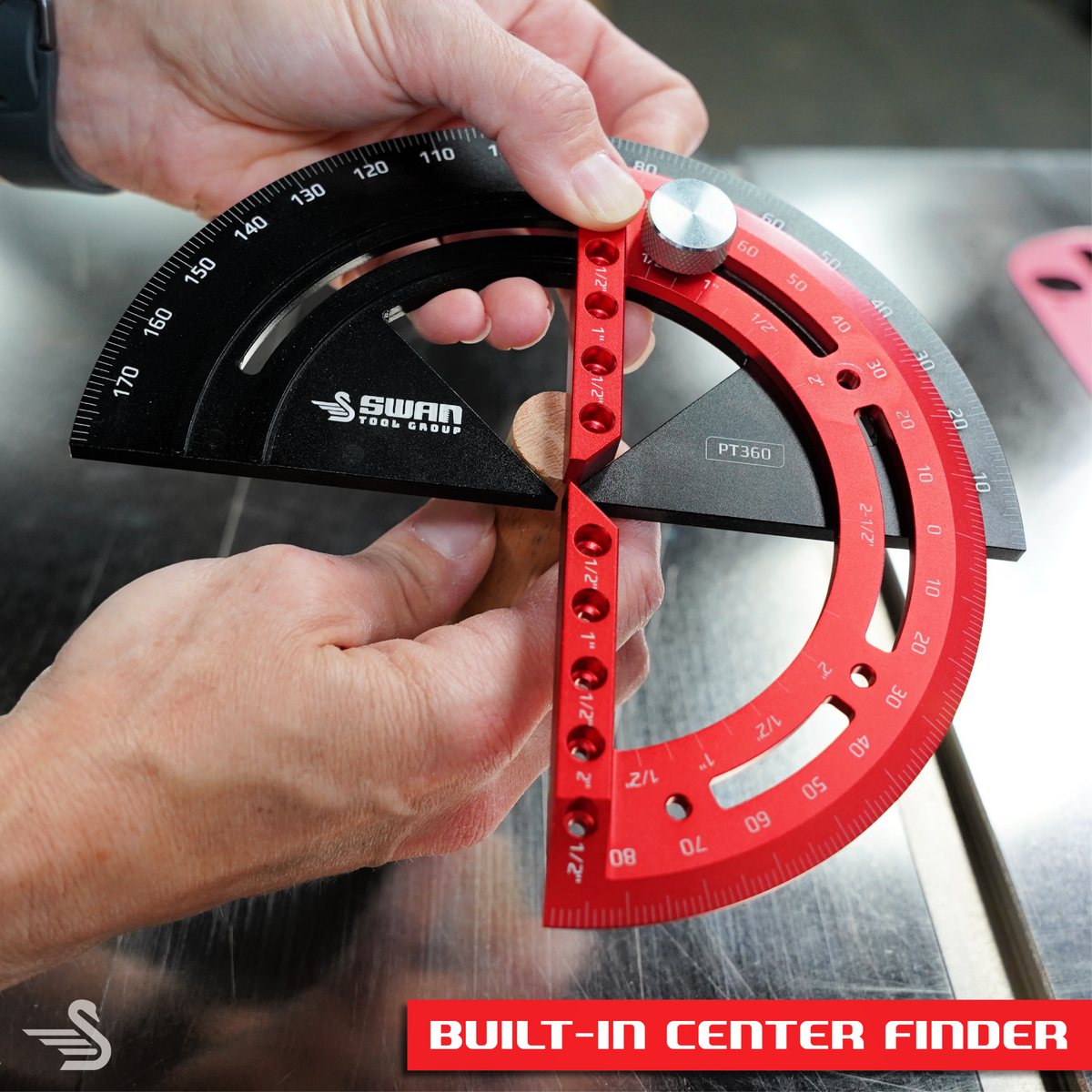Swan Tyton Pro-Trac Protractor — lifestyle image 2