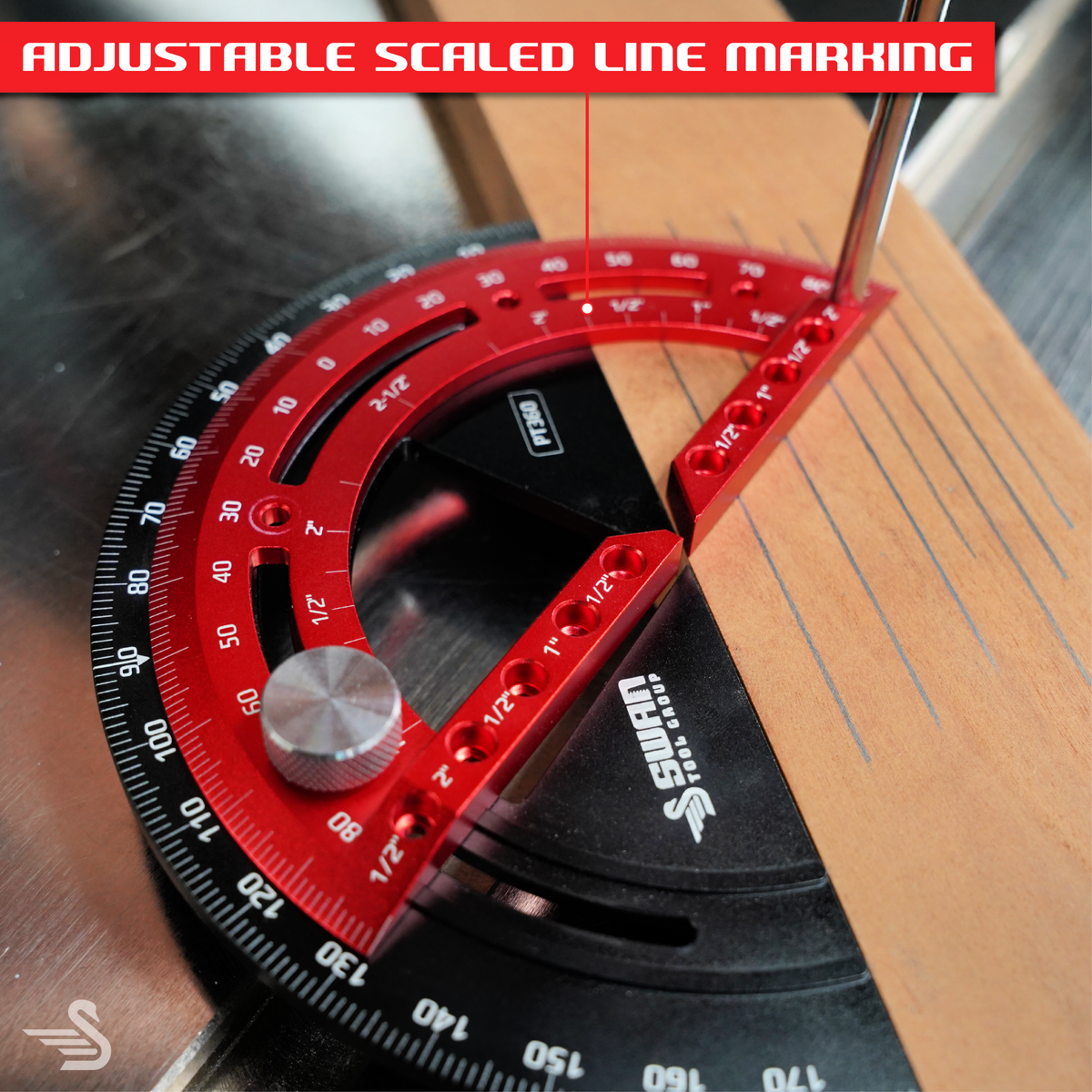 Swan Tyton Pro-Trac Protractor — lifestyle image 4