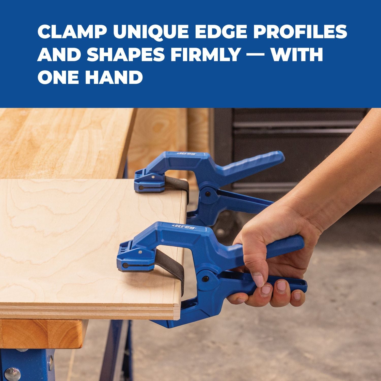 Kreg KEBC100 Edge Band Clamp 4-Pack