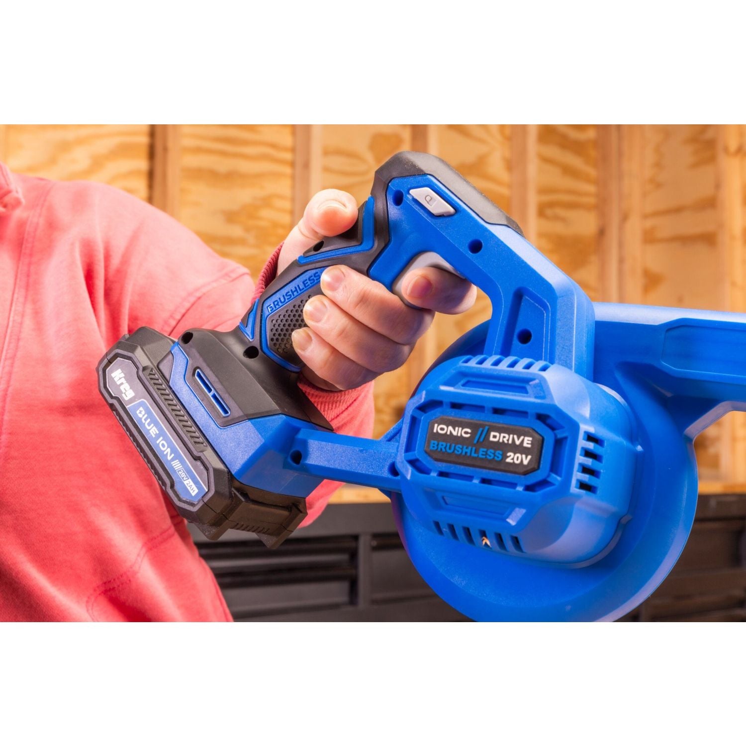 Kreg KPTCB100B 20V Ionic Drive Shop Blower, Tool Only