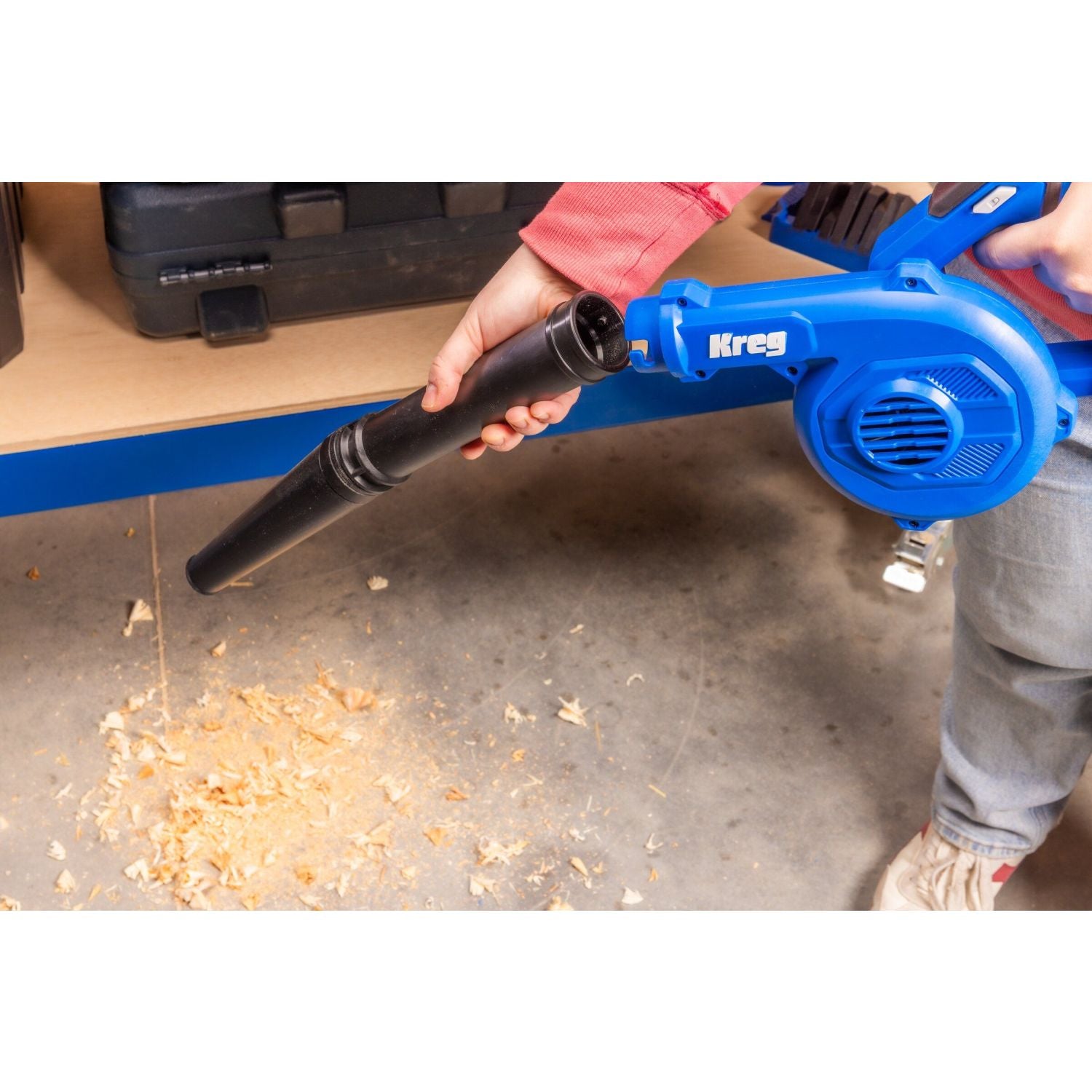 Kreg KPTCB100B 20V Ionic Drive Shop Blower, Tool Only