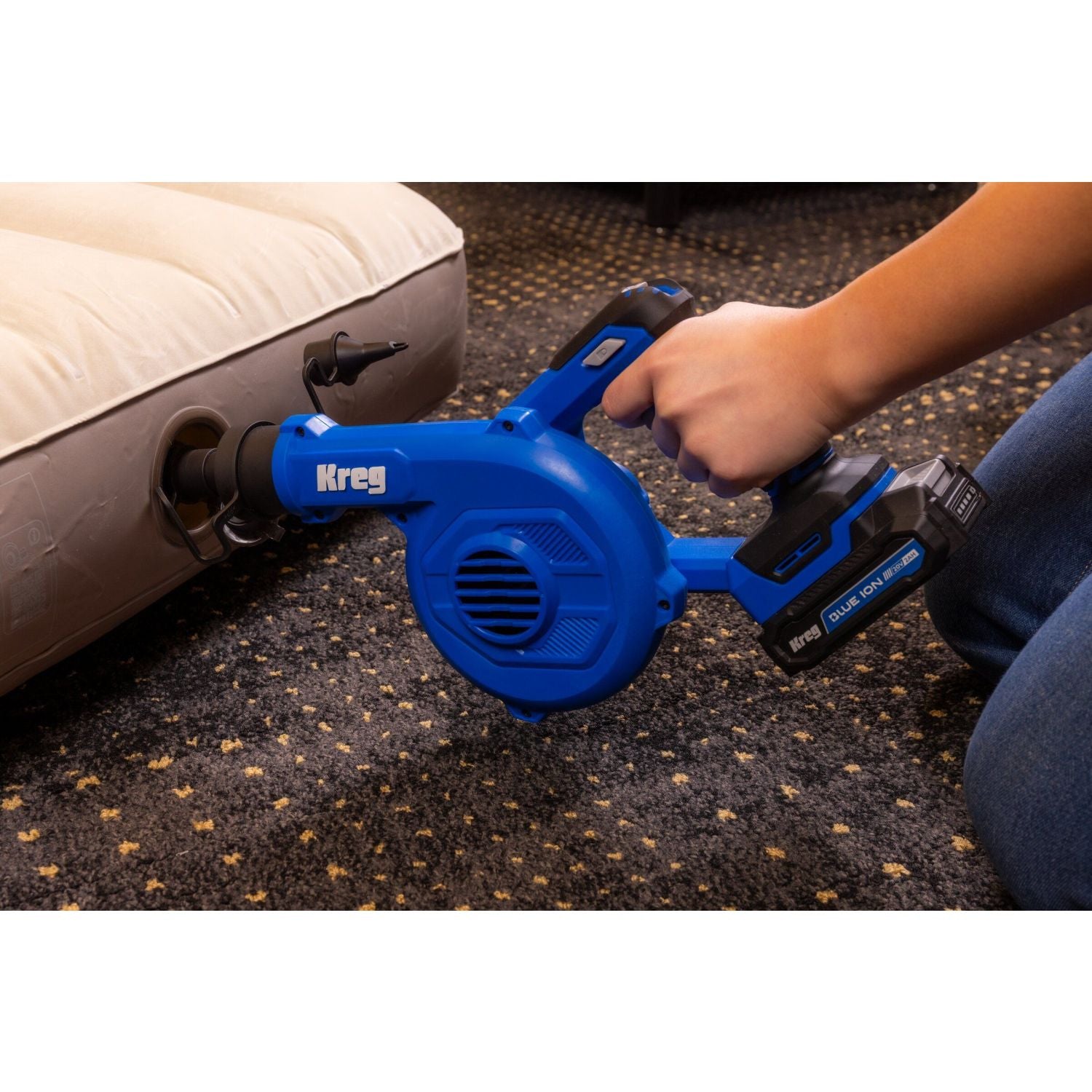 Kreg KPTCB100B 20V Ionic Drive Shop Blower, Tool Only