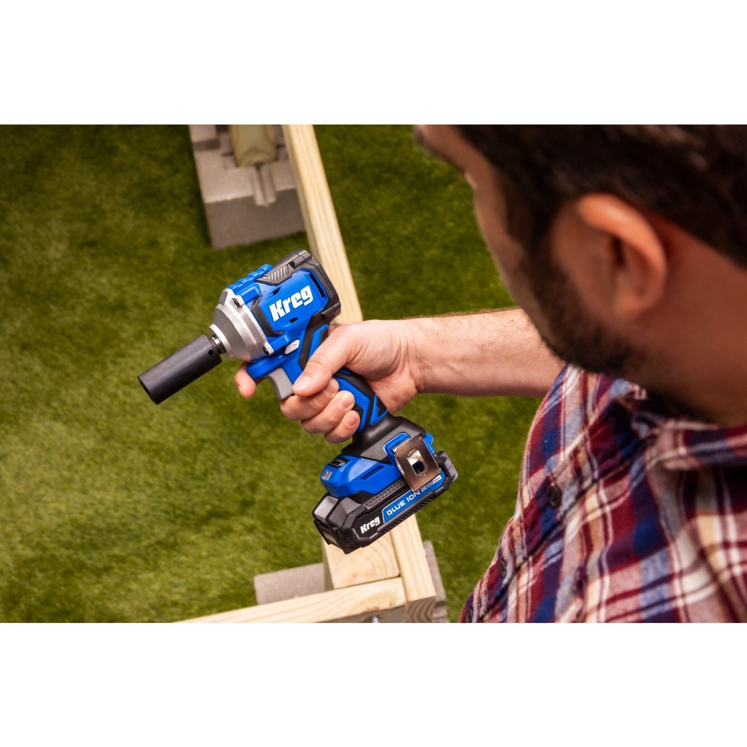 Kreg KPTCWR050B 20V Ionic Drive 1/2-in. Compact Impact Wrench, Tool Only