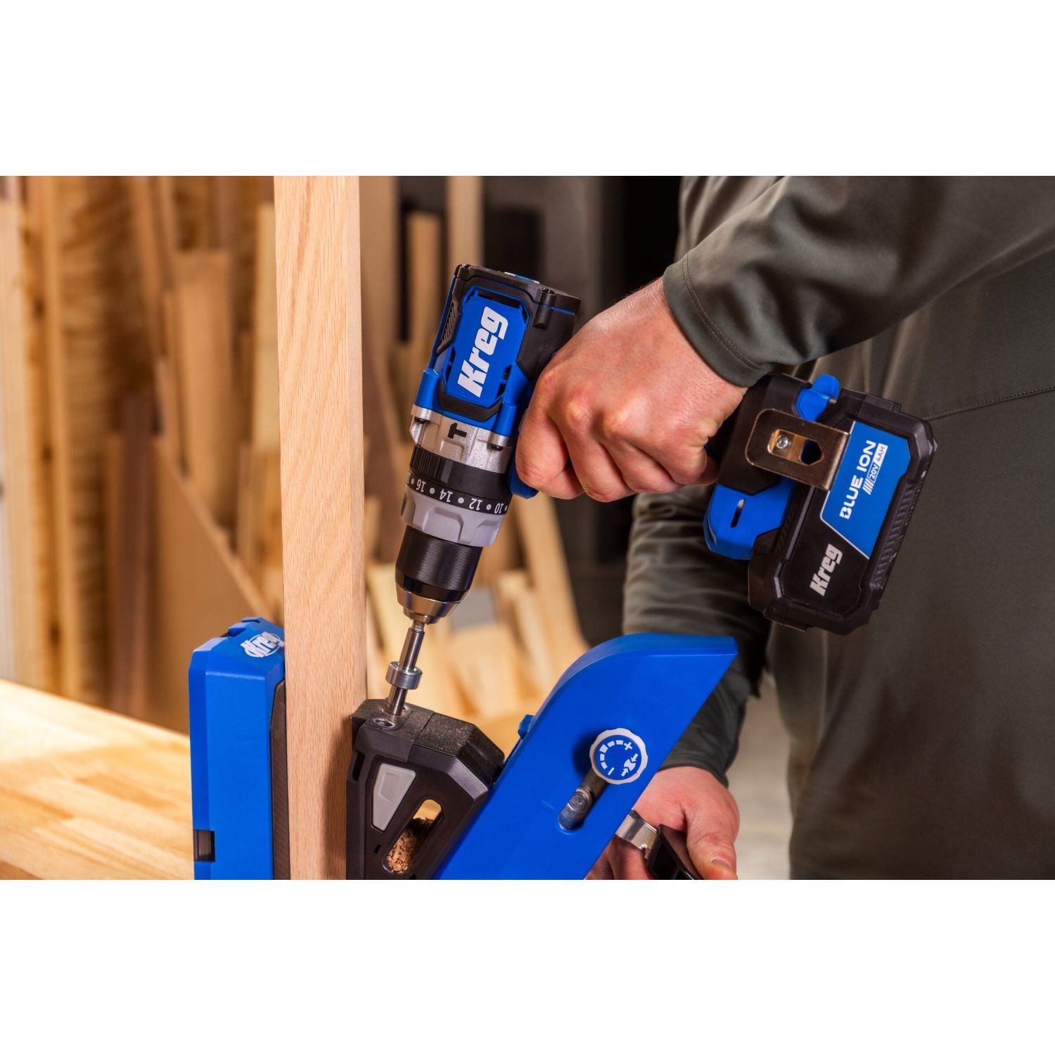 Kreg KPTHD050B 20V Ionic Drive 1/2-in. High Speed Hammer Drill, Tool Only