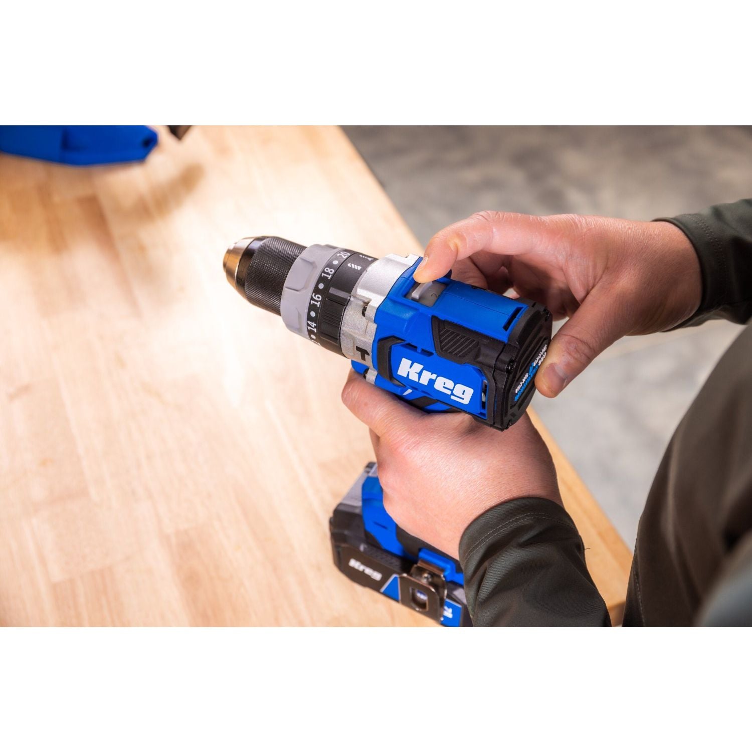 Kreg KPTHD050B 20V Ionic Drive 1/2-in. High Speed Hammer Drill, Tool Only