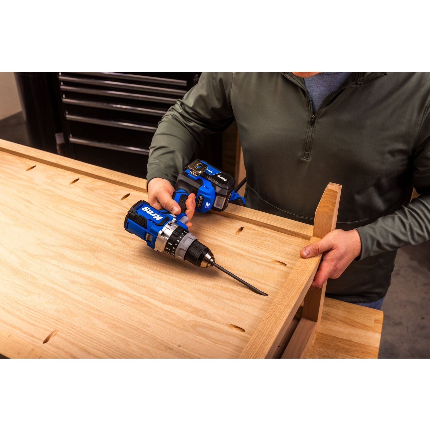 Kreg KPTHD050B 20V Ionic Drive 1/2-in. High Speed Hammer Drill, Tool Only