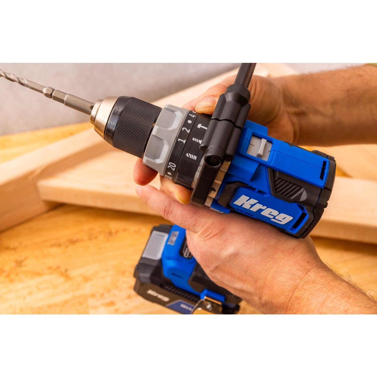 Kreg KPTHD050B 20V Ionic Drive 1/2-in. High Speed Hammer Drill, Tool Only
