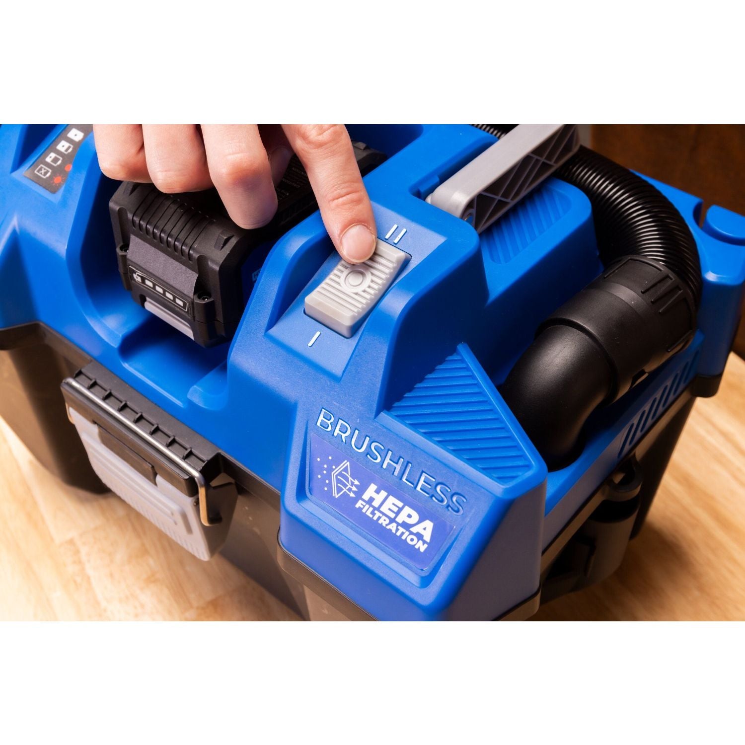 Kreg KPTWDV026B 20V Ionic Drive Wet/Dry HEPA Vac, Tool Only