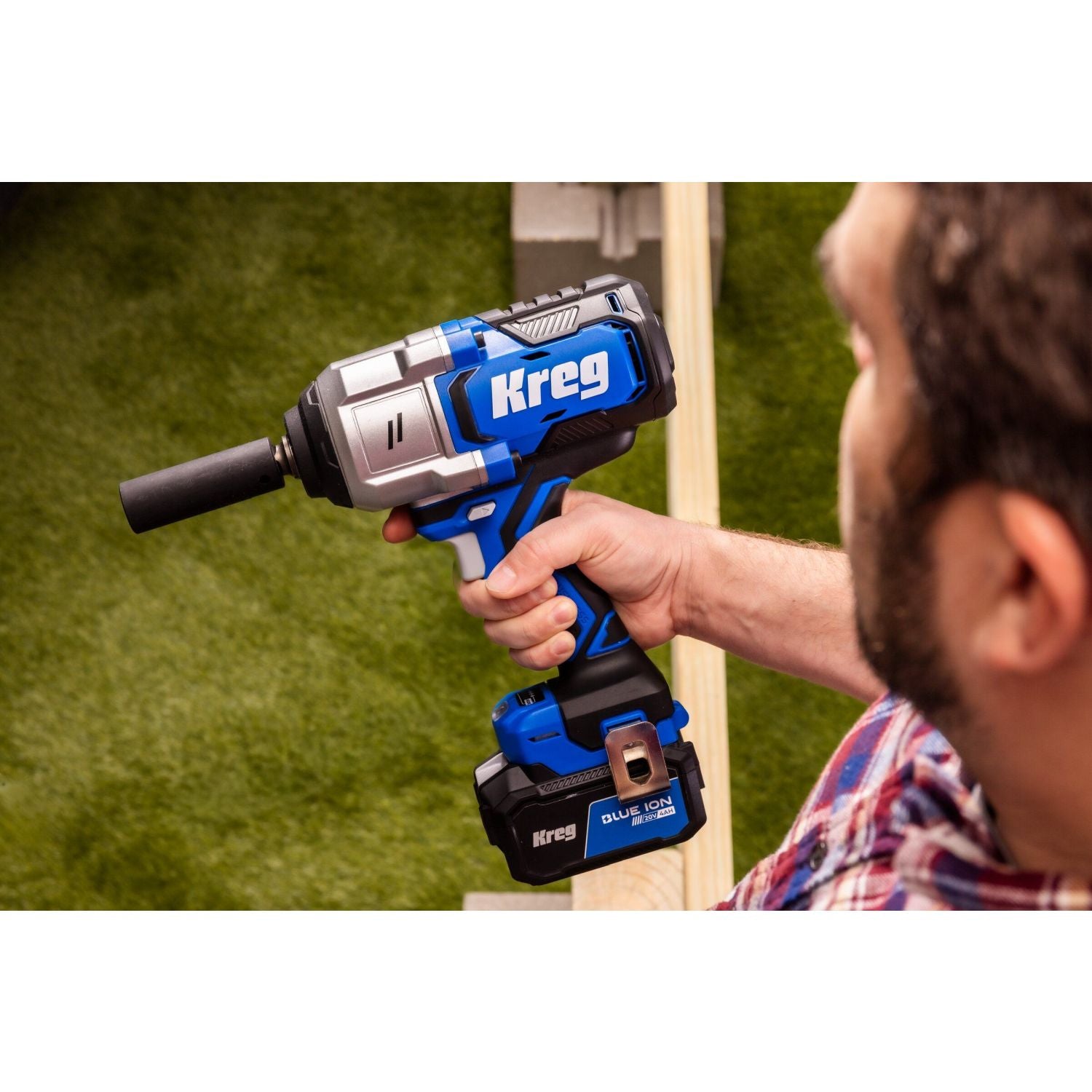 Kreg KPTWR050B 20V Ionic Drive High Torque 1/2-in. Impact Wrench, Tool Only