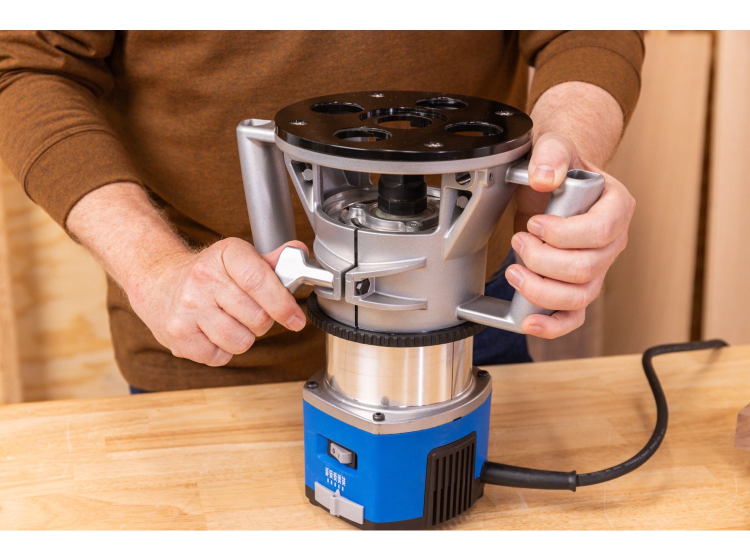 Kreg 3-1/4 HP SureSpeed Fixed-Base Router (PRSPR325)