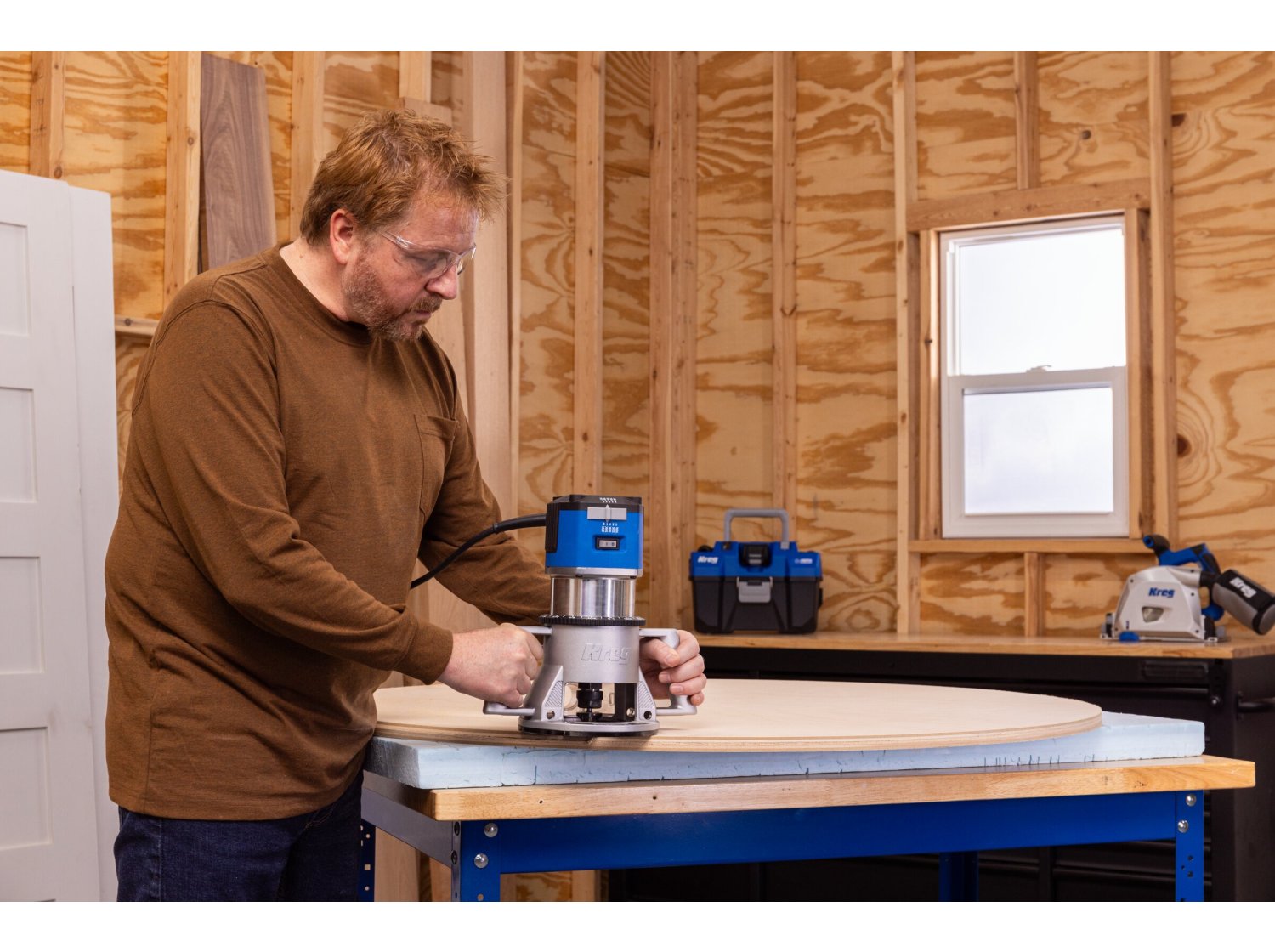 Kreg 3-1/4 HP SureSpeed Fixed-Base Router (PRSPR325)