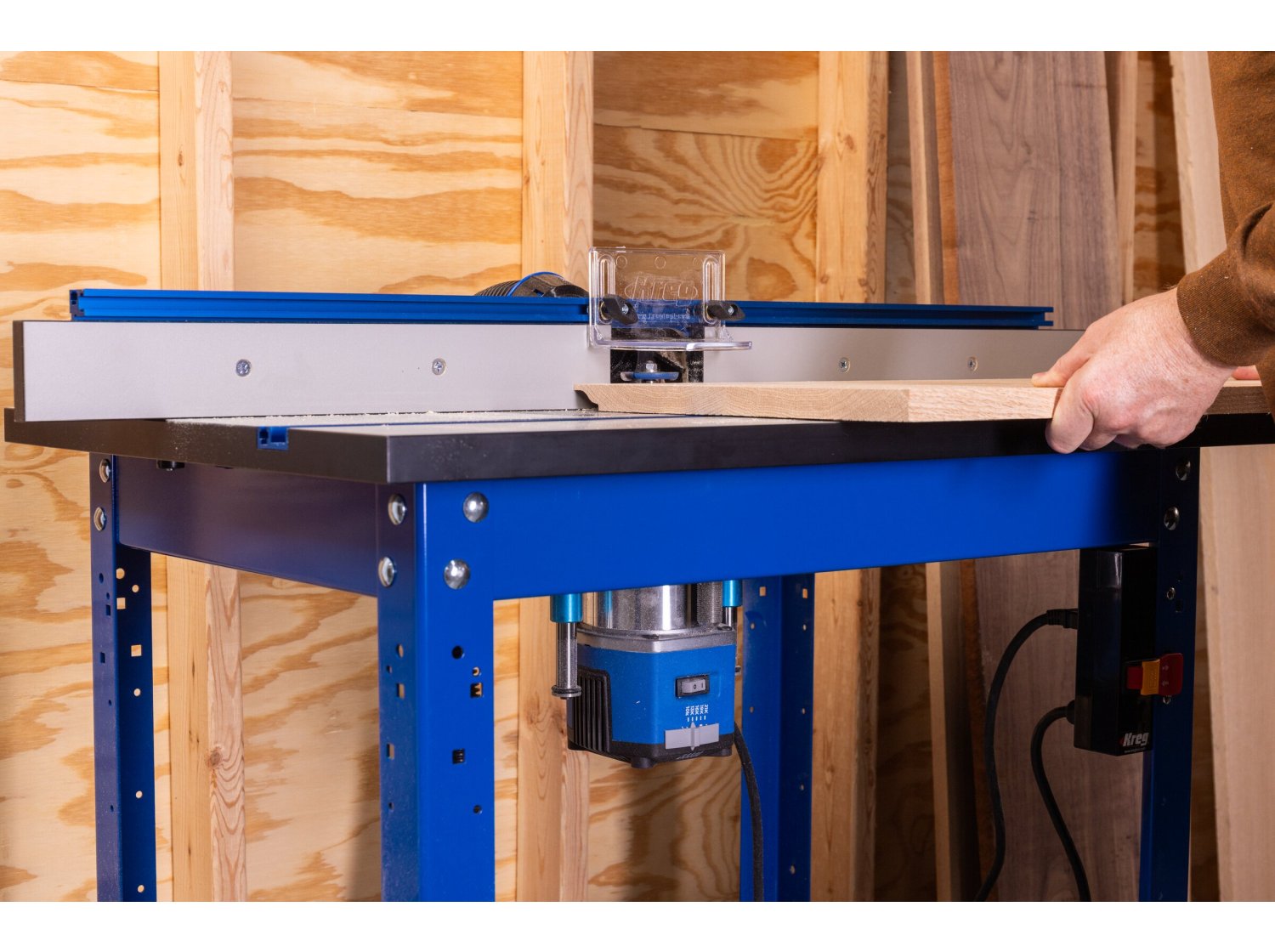 Kreg 3-1/4 HP SureSpeed Fixed-Base Router Motor  (PRSPR325M)